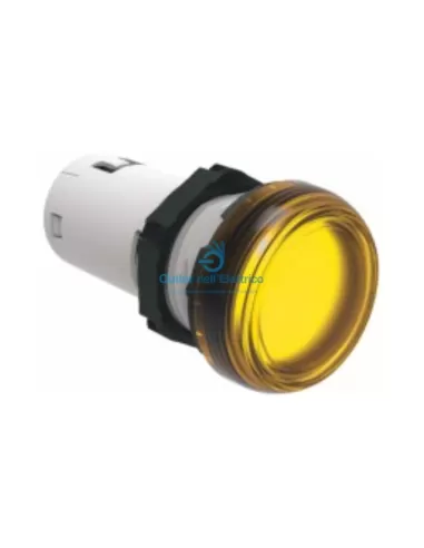 Lovato 8LP2TILB5P Luz indicadora monobloque de 24 LED amarillos